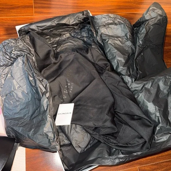 SOLD ON DPOP Givenchy Black Leather Boots with Gold Accent - Picture 12 of 15